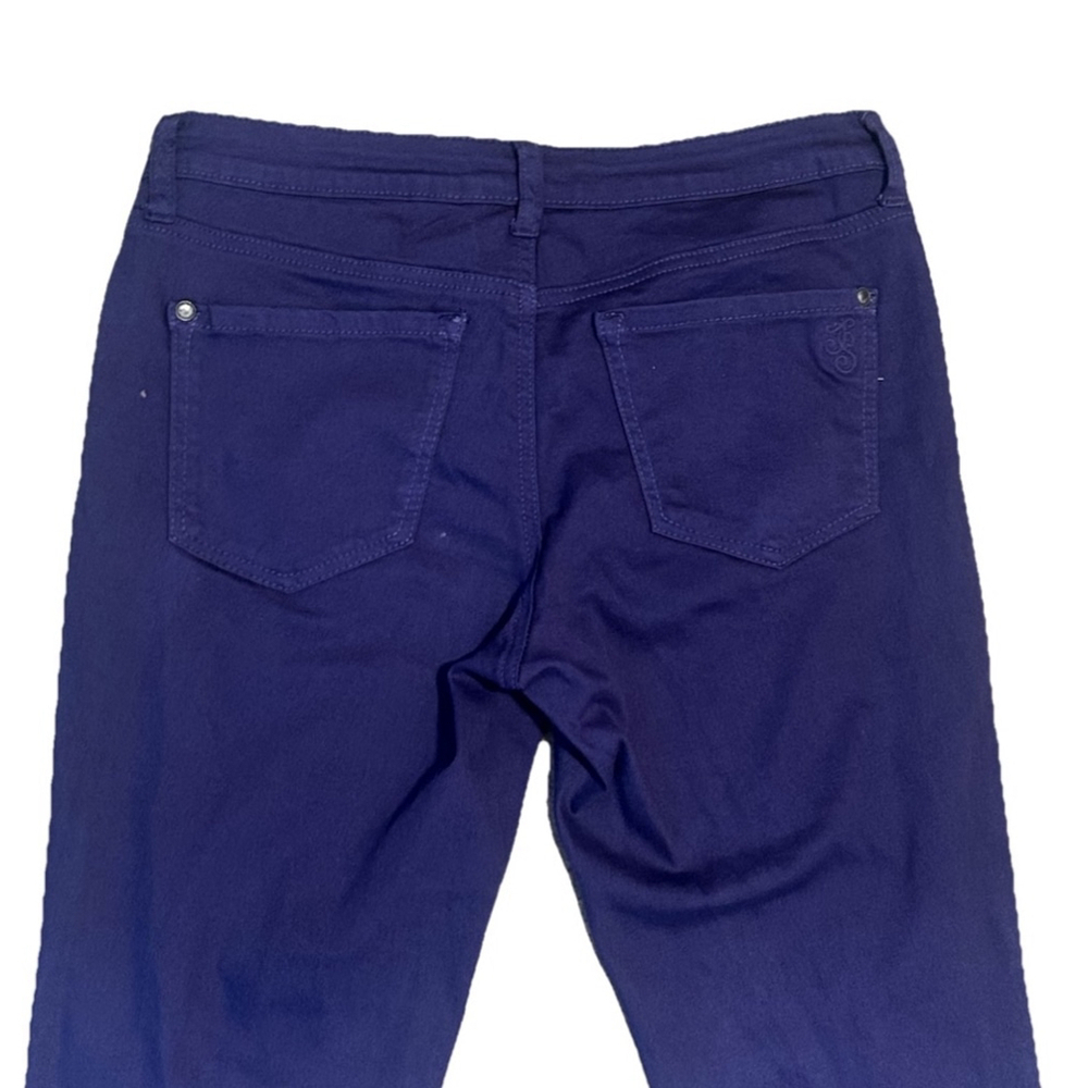 Women’s Jessica Simpson Purple Kiss Me Zipper Ankle Pants Size 30 - Picture 7 of 8